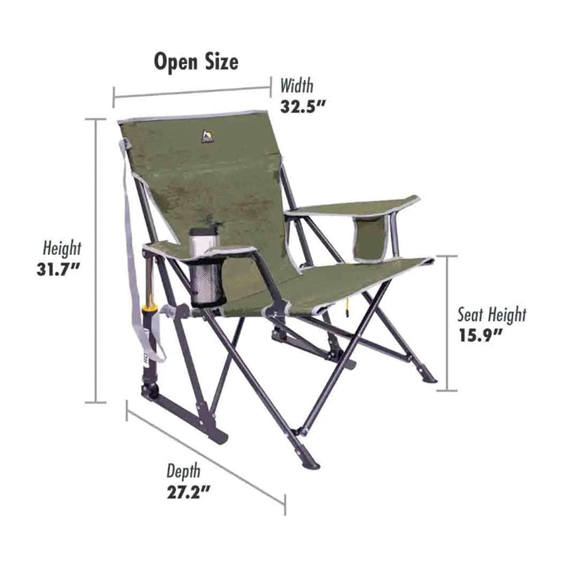 Load image into Gallery viewer, GCI Outdoor Kickback Rocker Chair
