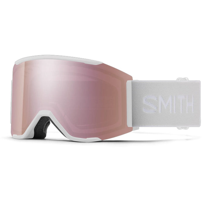 Smith Squad Mag  White Vapor/ChromaPop Everyday Rose Gold Mirror /Chromapop Storm Rose Flash Snow Goggles