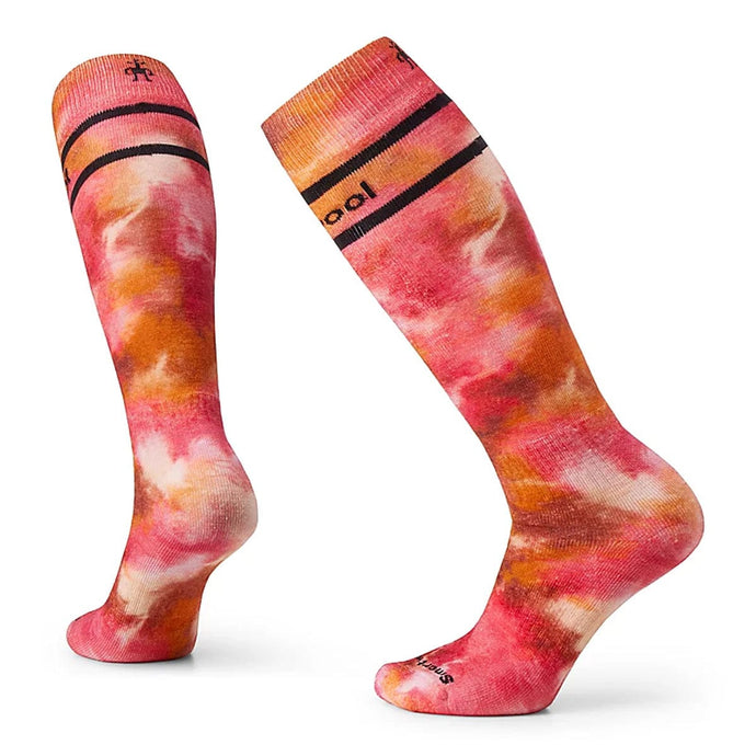 Smartwool Women's Ski Full Cushion Tie Dye Print Over The Calf Socks