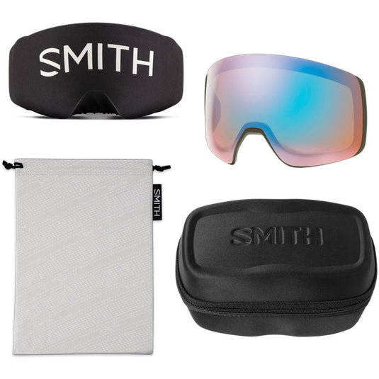 Smith 4D Mag XL  Forest/ChromaPop Sun Black/Chromapop Storm Blue Sensor Mirror Snow Goggles