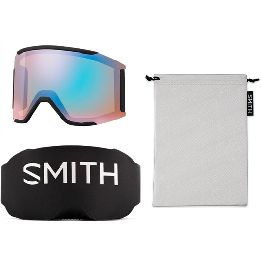 Smith Squad Mag Photochromic  Black/ChromaPop Pro Photochromic Gold Mirror/ChromaPop Storm Blue Sensor Mirror Snow Goggles