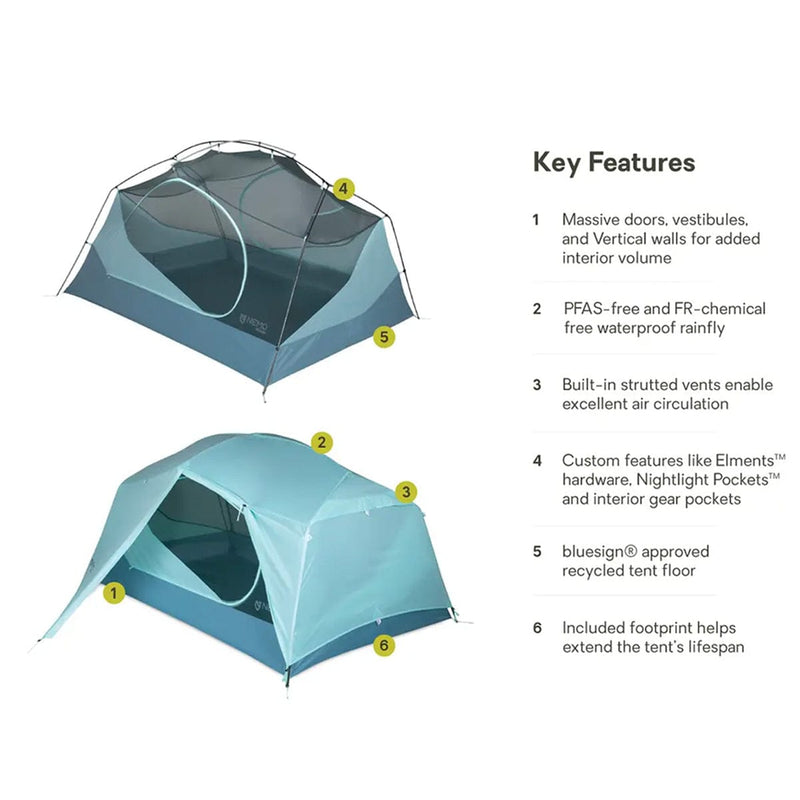 Load image into Gallery viewer, Nemo Equipment Aurora 2 Person Tent &amp; Footprint
