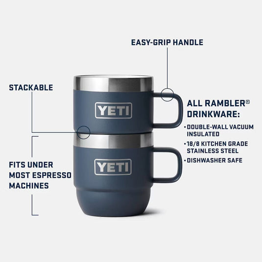 Yeti Rambler 6 oz Mug 2 Pack