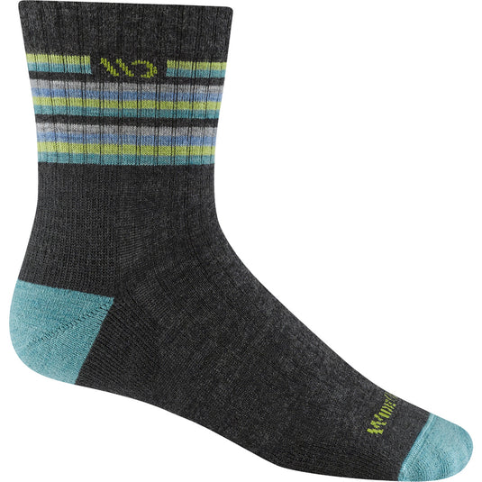 Wide Open by Darn Tough Women's Multi Stripe Midweight Micro Crew Sock