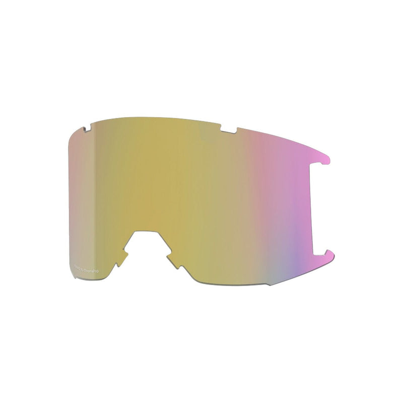 Load image into Gallery viewer, Smith Squad XL  Black/ChromaPop Sun Red Mirror/Chromapop Storm Yellow Flash Snow Goggles
