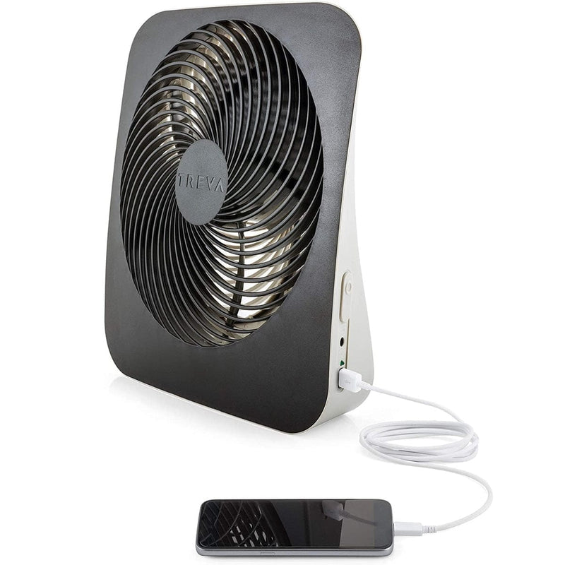 Load image into Gallery viewer, Treva 10 Inch Battery &amp; Electric Powered Fin Fan
