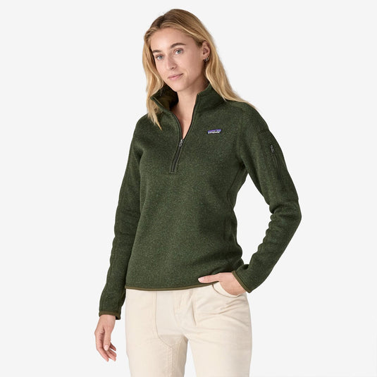 Patagonia Women s Better Sweater 1 4 Zip Torrey Pine Green L