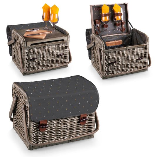 Kabrio Wine & Cheese Picnic Basket by Picnic Time Family of Brands