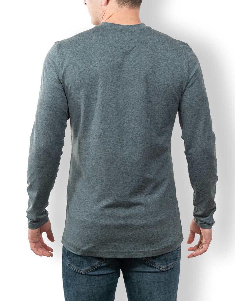 Load image into Gallery viewer, THE BORING HENLEY - HEATHER BLUE by Bajallama
