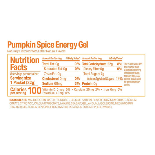 GU Pumpkin Spice Energy Gel