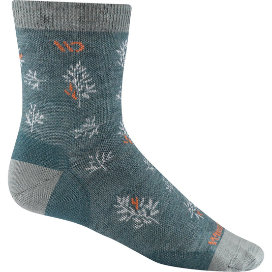 Wide Open by Darn Tough Women's Foliage Lightweight Micro Crew Sock