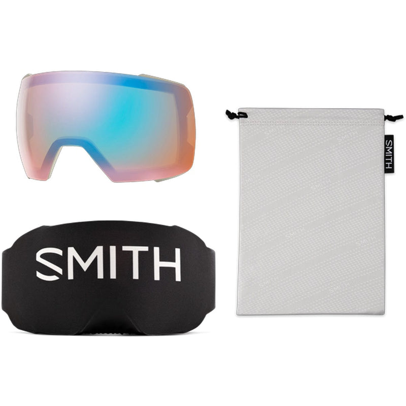 Load image into Gallery viewer, Smith I/O Mag XL Photochromic  Chalk Straightline/ChromaPop Pro Photochromic Red Mirror/Chromapop Storm Blue Sensor Mirror Snow Goggles
