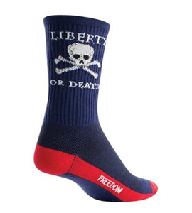 SockGuy Liberty or Death 6 Inch Crew Sock