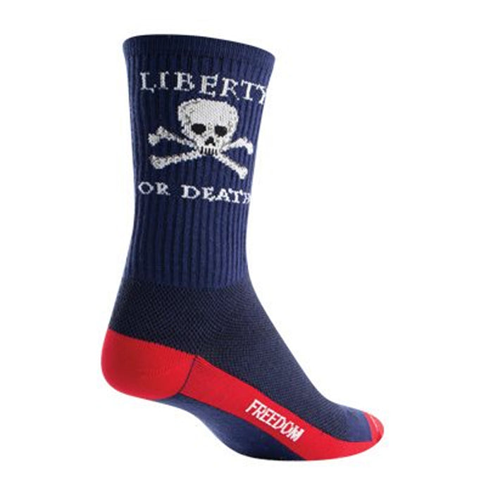 SockGuy Liberty or Death 6 Inch Crew Sock