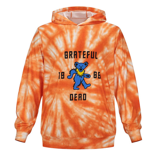 Section 119 Men's Grateful Dead UPF Hoodie Blue Bear