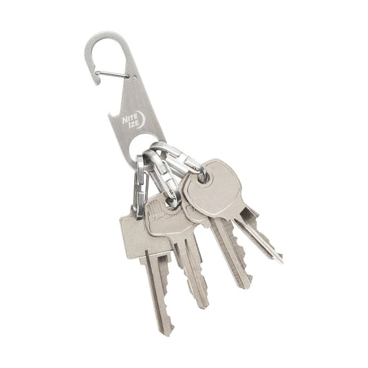 Nite Ize SlideLock Key Ring, Aluminum