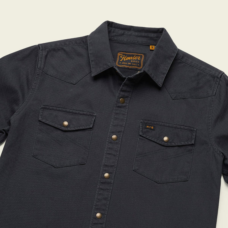 Load image into Gallery viewer, Howler Brothers Sawhorse Work Shirt - Crow Black
