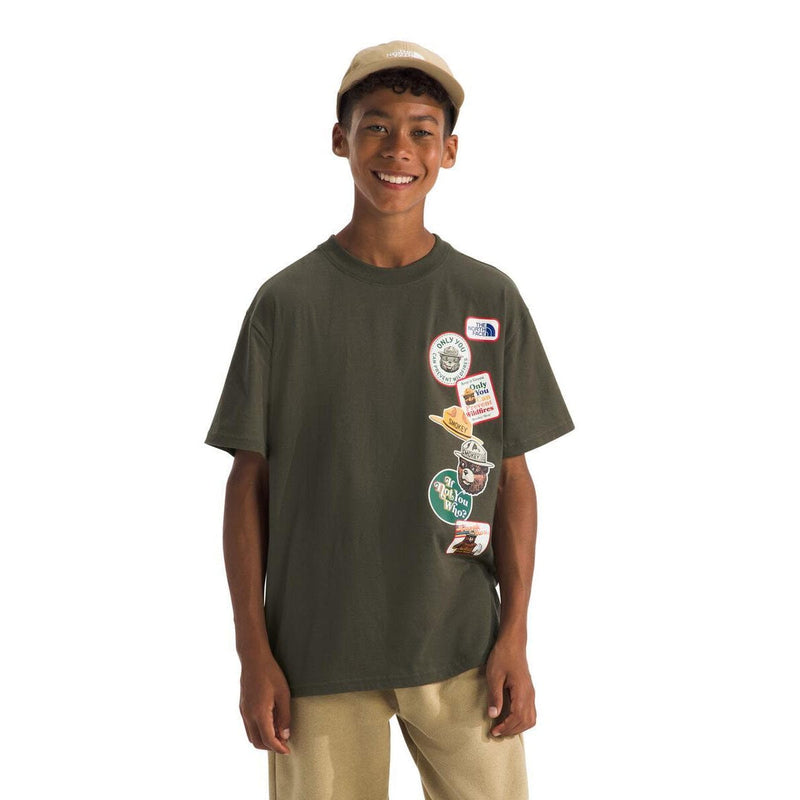 Load image into Gallery viewer, The North Face Teen Smokey Short Sleeve Graphic Tee
