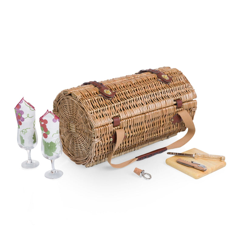 Load image into Gallery viewer, Verona Wine &amp; Cheese Picnic Basket by Picnic Time Family of Brands
