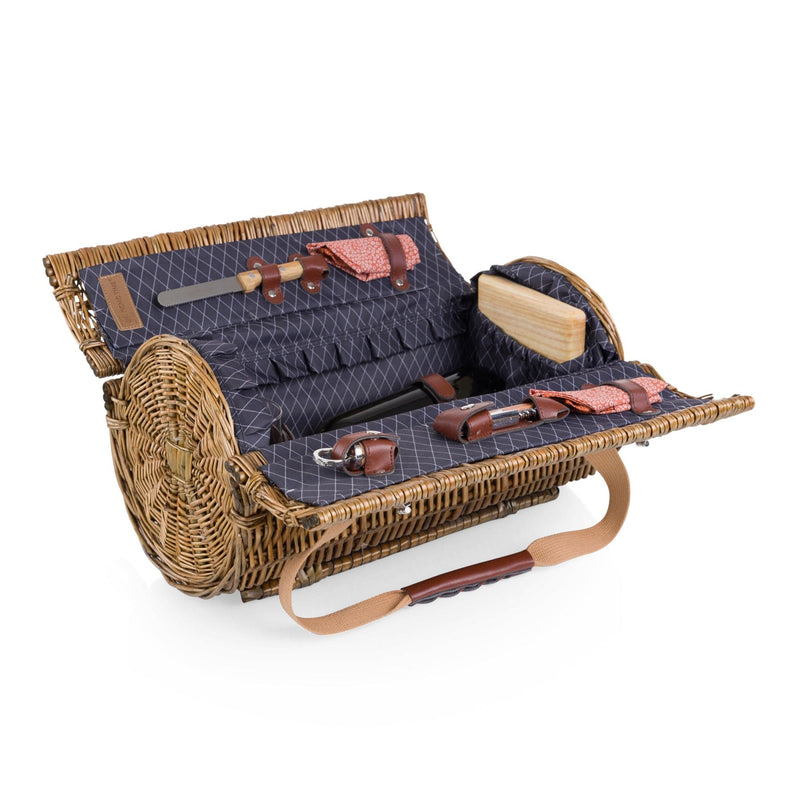 Load image into Gallery viewer, Verona Wine &amp; Cheese Picnic Basket by Picnic Time Family of Brands
