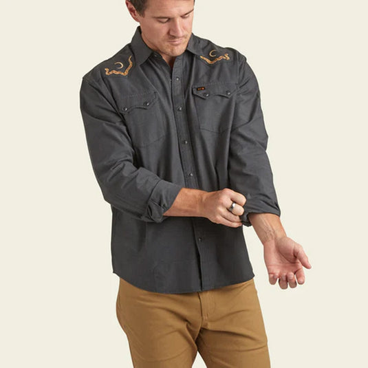 Howler Brothers Crosscut Deluxe Snapshirt - Waxing Culebra