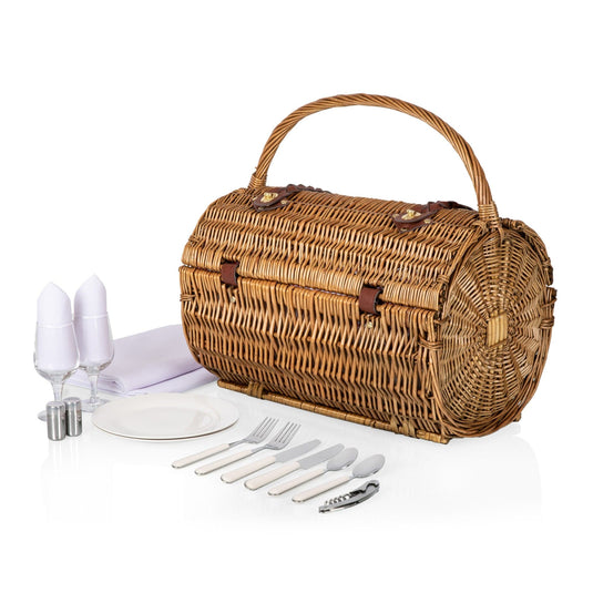 Barrel Picnic Basket by Picnic Time Family of Brands