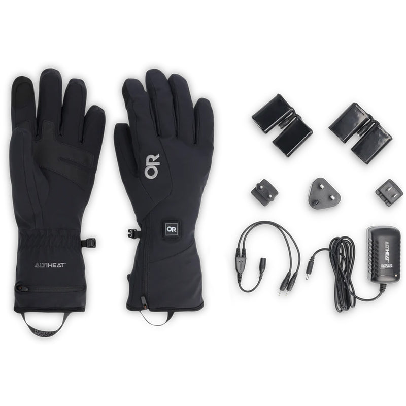 Load image into Gallery viewer, Outdoor Research Men&#39;s Sureshot Heated Softshell Gloves
