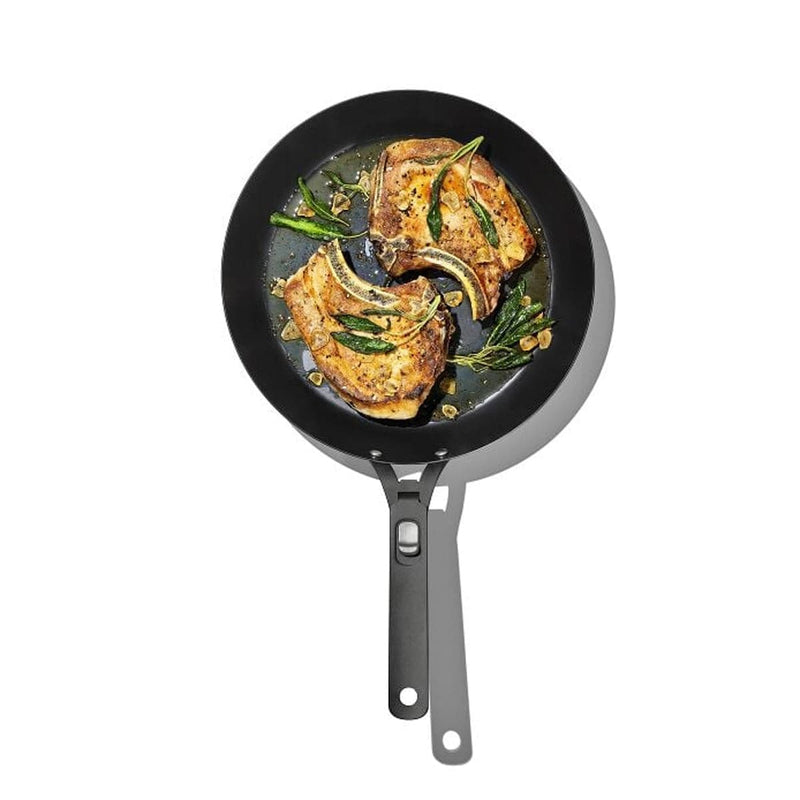 Load image into Gallery viewer, OXO 12&quot; Carbon Steel Pan with Removable Handle
