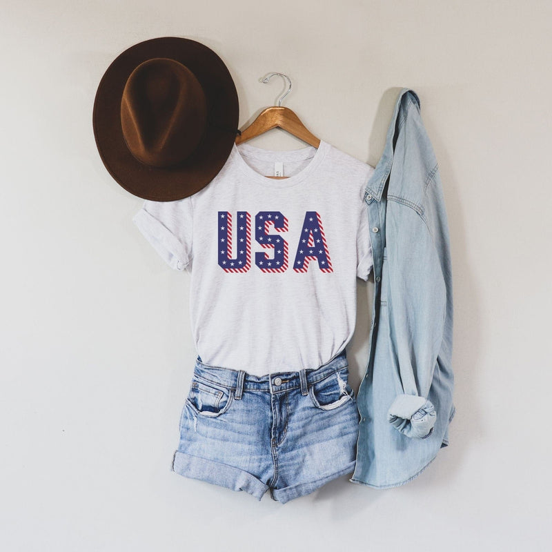 Load image into Gallery viewer, USA T Shirt for 4th Of July *UNISEX FIT* by 208 Tees
