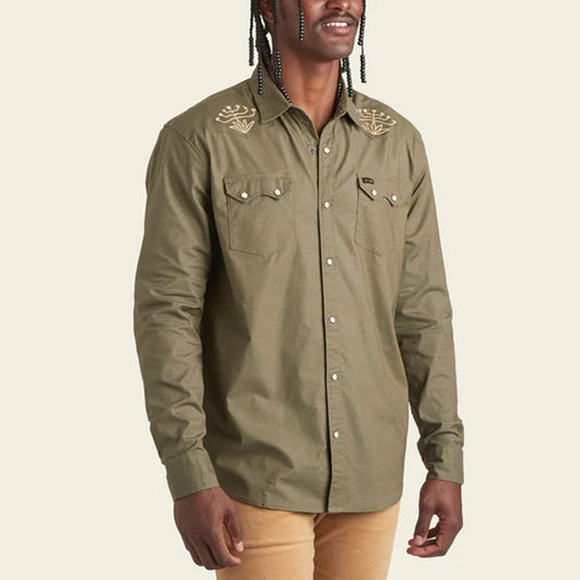 Howler Brothers Crosscut Deluxe Snapshirt - Ocahui