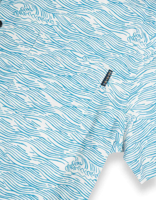 ROLL TIDES - LIGHT BLUE 7-SEAS™ BUTTON UP by Bajallama