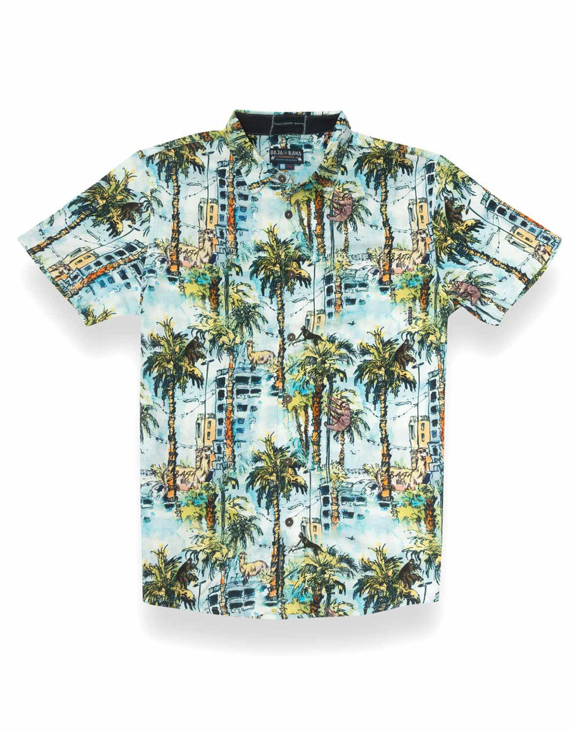 Load image into Gallery viewer, THE TAKE OVER - NIGHTHAWK™ BUTTON UP by Bajallama
