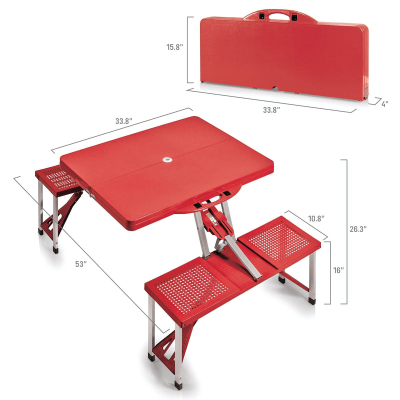 Load image into Gallery viewer, Picnic Table Portable Folding Table with Seats by Picnic Time Family of Brands
