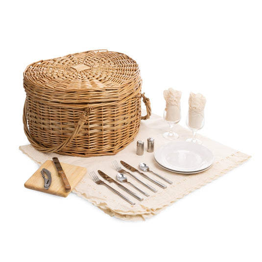 Heart Picnic Basket by Picnic Time Family of Brands