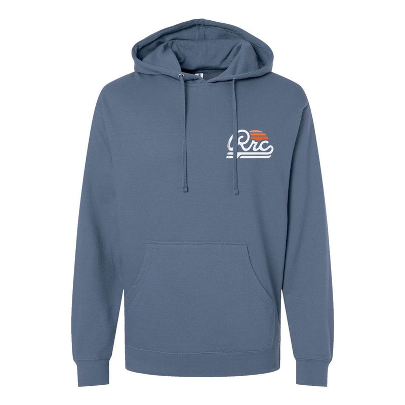 Load image into Gallery viewer, River Road Logo Hoodie | Blue by River Road Clothing Co.
