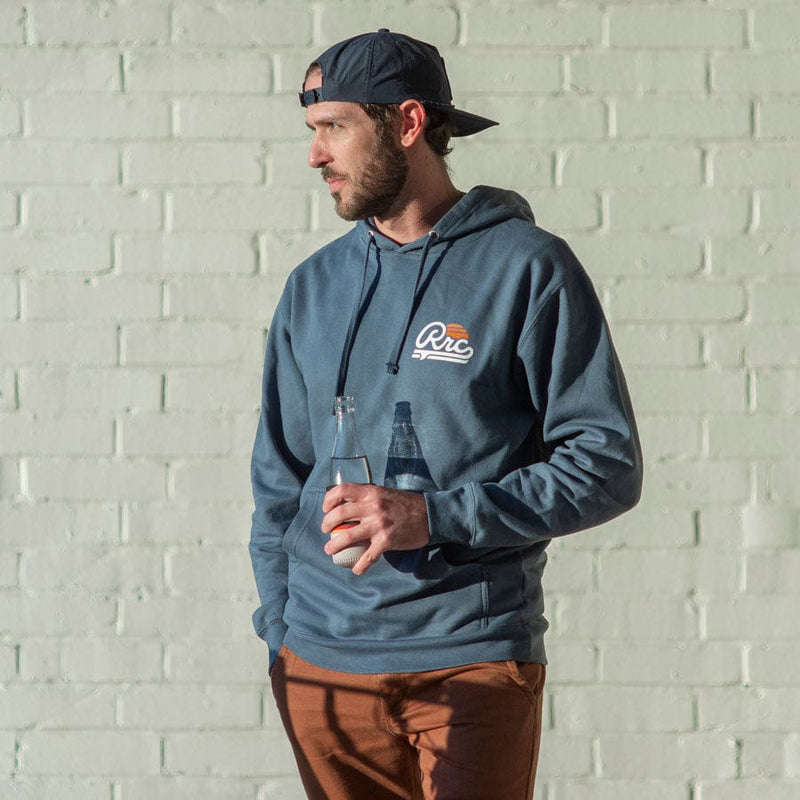 Load image into Gallery viewer, River Road Logo Hoodie | Blue by River Road Clothing Co.
