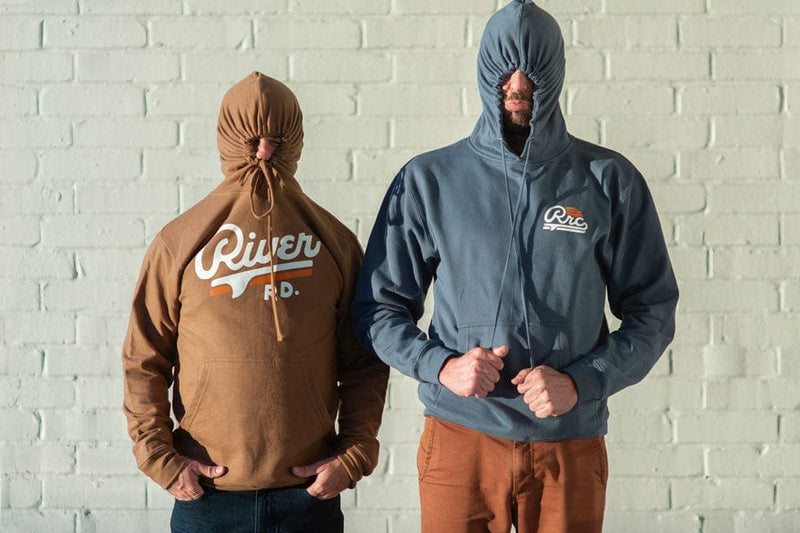 Load image into Gallery viewer, River Road Logo Hoodie | Blue by River Road Clothing Co.
