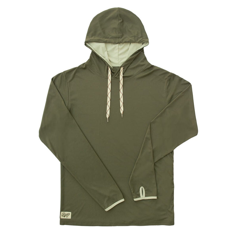 Load image into Gallery viewer, UPF Drift Hoodie | Moss Green by River Road Clothing Co.
