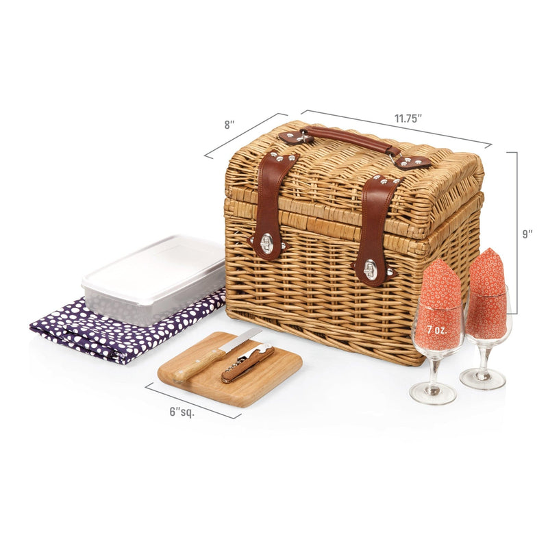 Load image into Gallery viewer, Napa Wine &amp; Cheese Picnic Basket by Picnic Time Family of Brands
