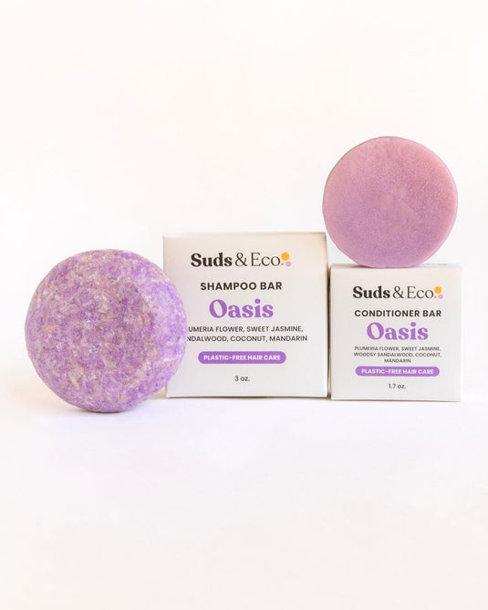 Zero Waste Shampoo & Conditioner Bar Duo