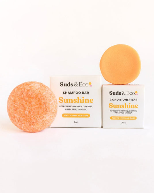 Zero Waste Shampoo & Conditioner Bar Duo