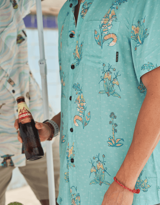 FLOWER PERSONALITIES - NIGHTHAWK™ BUTTON UP by Bajallama