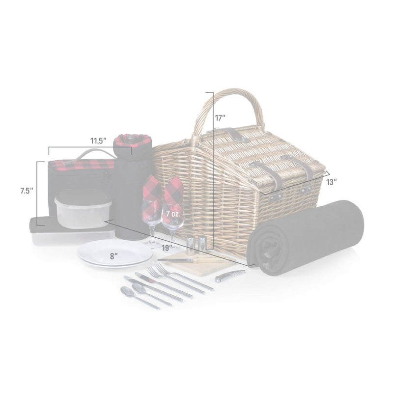 Load image into Gallery viewer, Somerset Picnic Basket by Picnic Time Family of Brands
