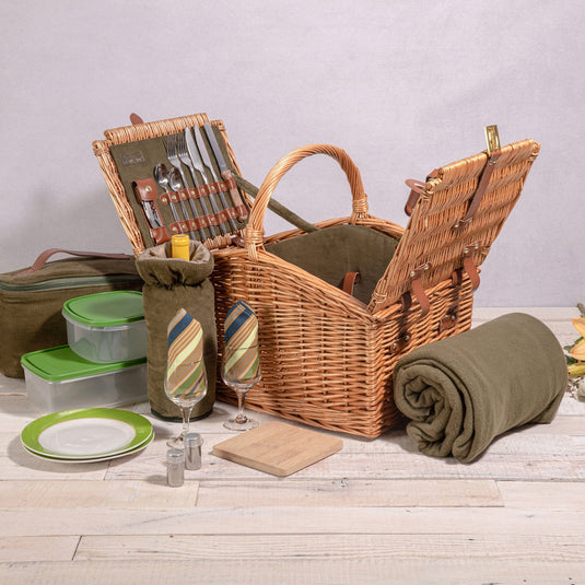 Somerset Picnic Basket by Picnic Time Family of Brands