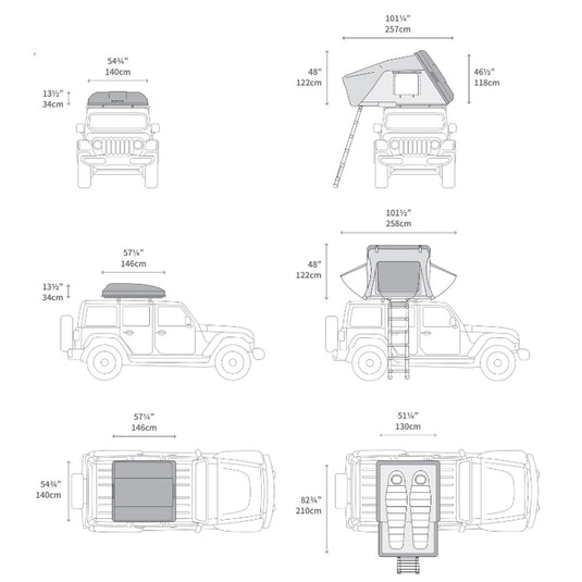 iKamper Skycamp 3.0 Mini DLX RoofTop Tent