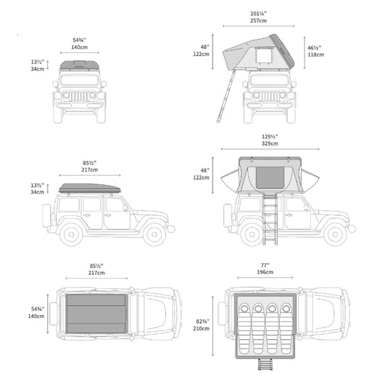 iKamper Skycamp 3.0 DLX RoofTop Tent