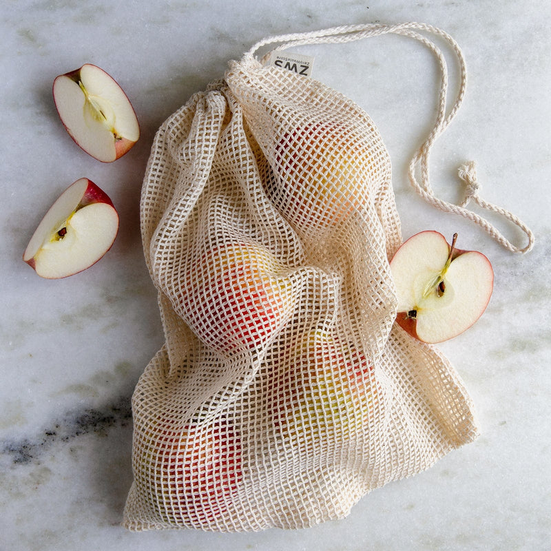 Load image into Gallery viewer, Mesh Produce Bag - Multiple Sizes - Zero Waste Net Bag
