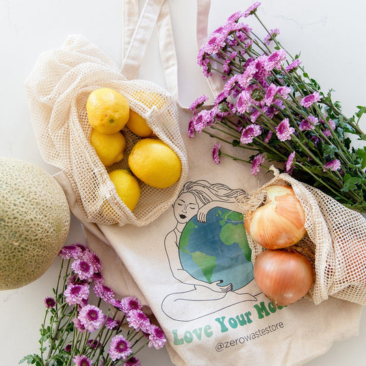 Mesh Produce Bag - Multiple Sizes - Zero Waste Net Bag