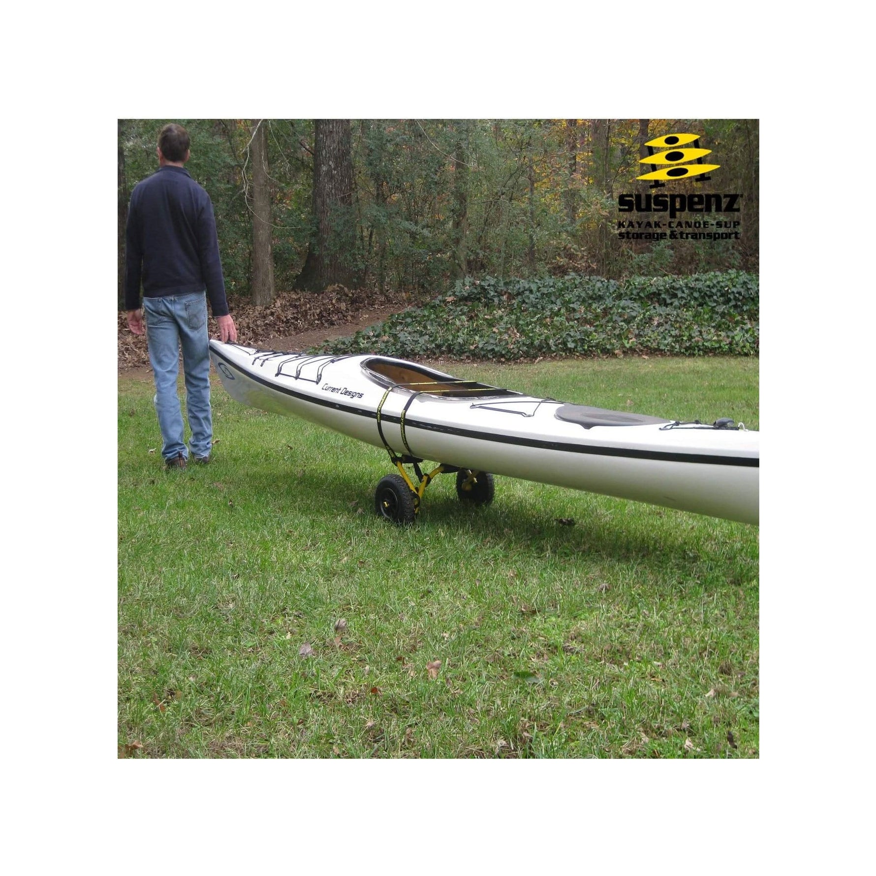 Suspenz Stowable Kayak (SK) Airless Cart (1-1/2