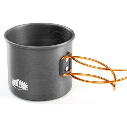 GSI Outdoors Ultra-Durable, Rustproof, Fireproof Glacier Stainless Steel 14  fl. oz. Cup for Backpacking and Camping